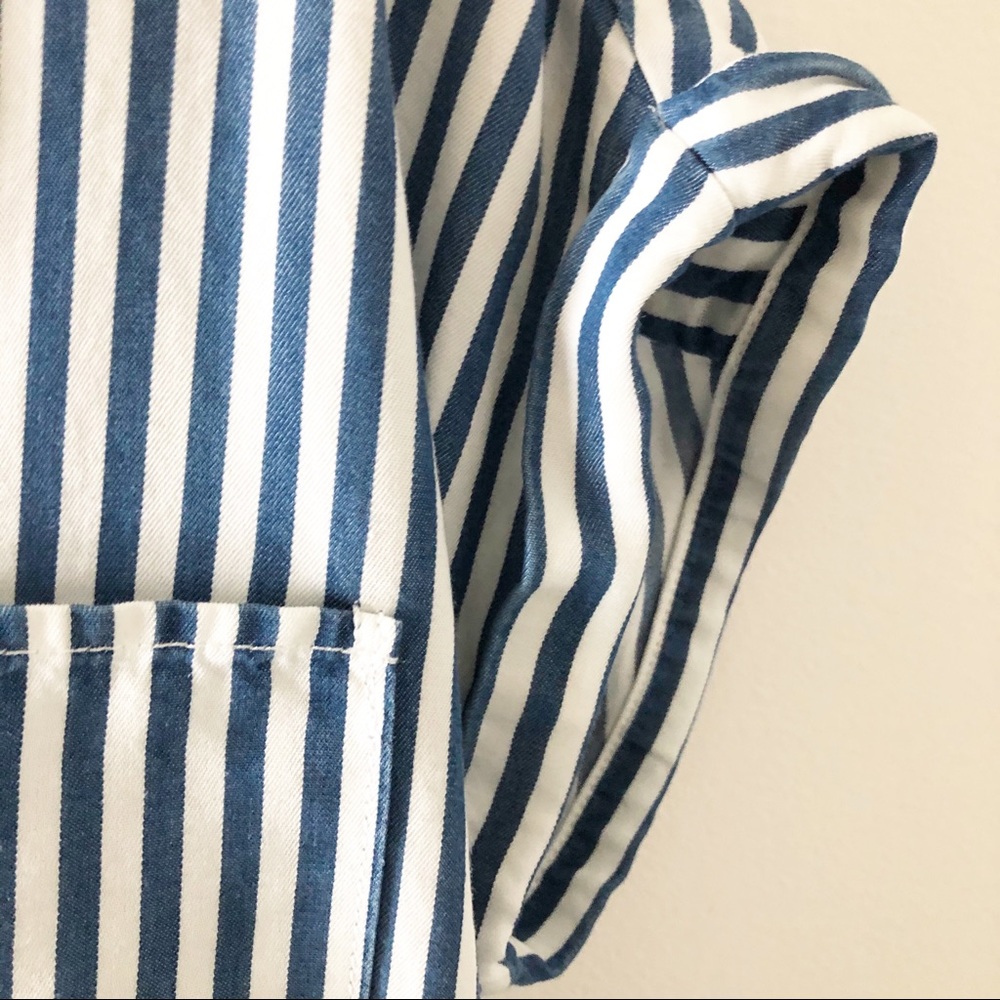 PAIGE Haidee Dress Blue Bell Stripe Size Small NWT - Picture 6 of 8